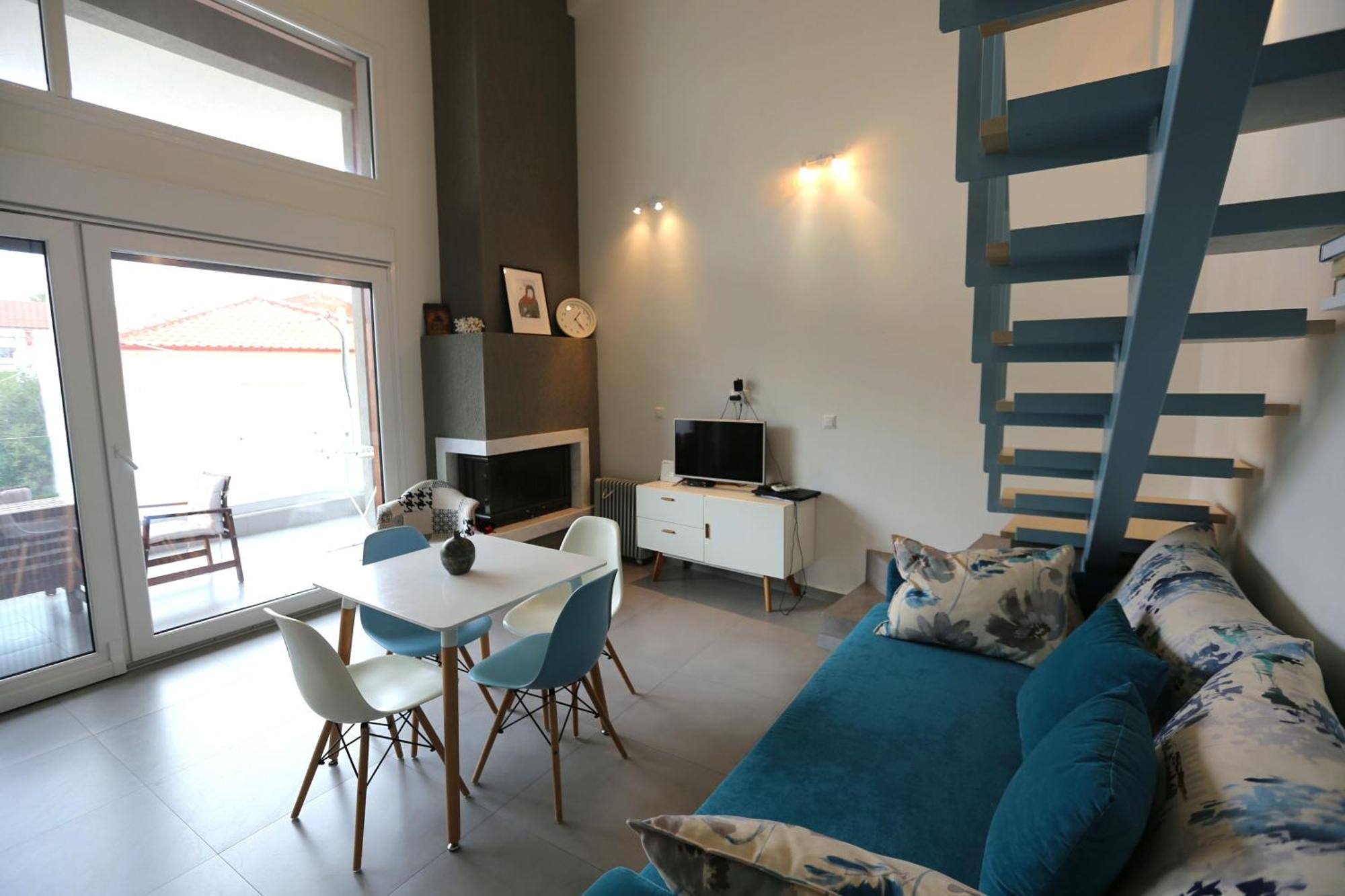 Aleksia Seaside Deluxe Apartment Пефкохори Экстерьер фото